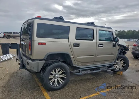 2003 Hummer H2 z USA, uszkodzony, nr VIN 5GRGN23UX3H148591